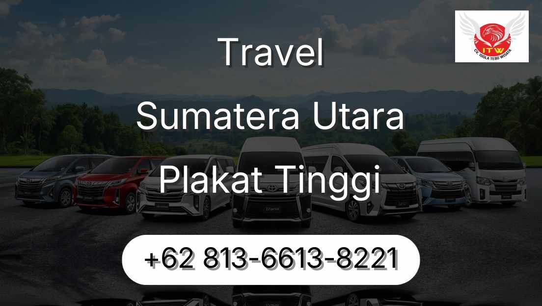 Travel Sumatera Utara Plakat Tinggi