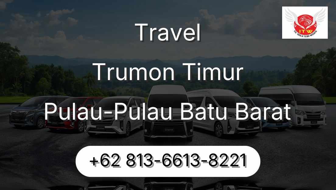 Travel Trumon Timur Pulau-Pulau Batu Barat